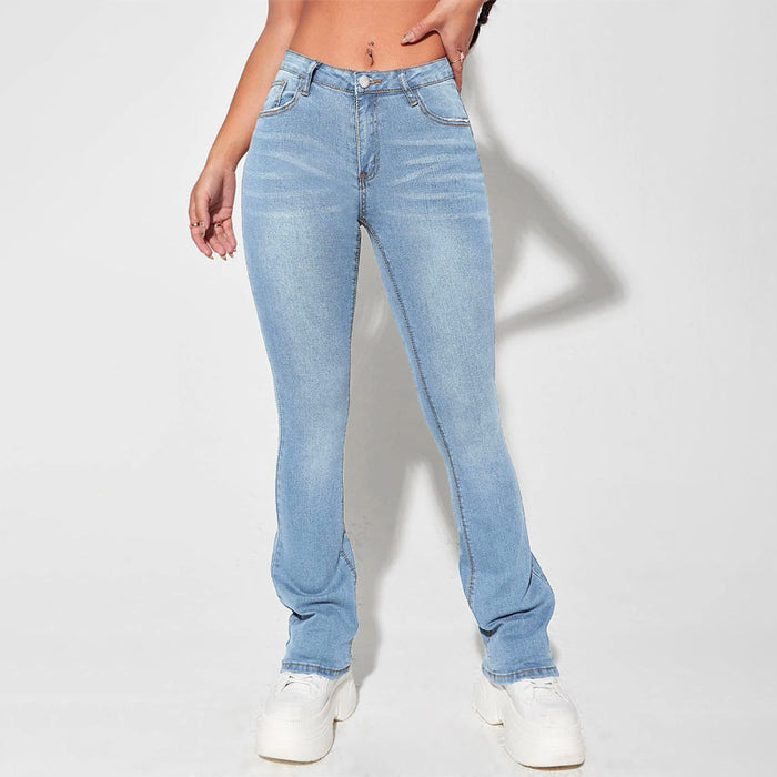 Slant Pocket Bootcut Jeans