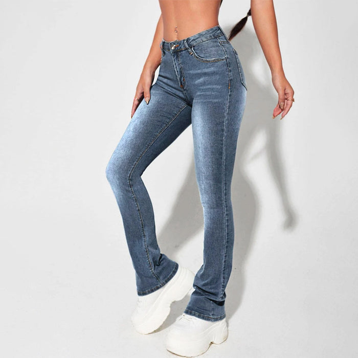 Slant Pocket Bootcut Jeans