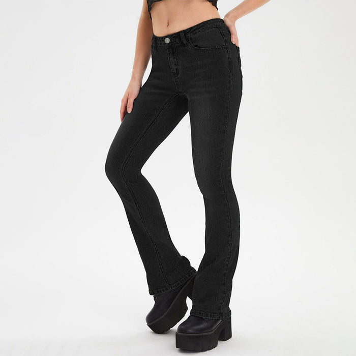 Slant Pocket Bootcut Jeans