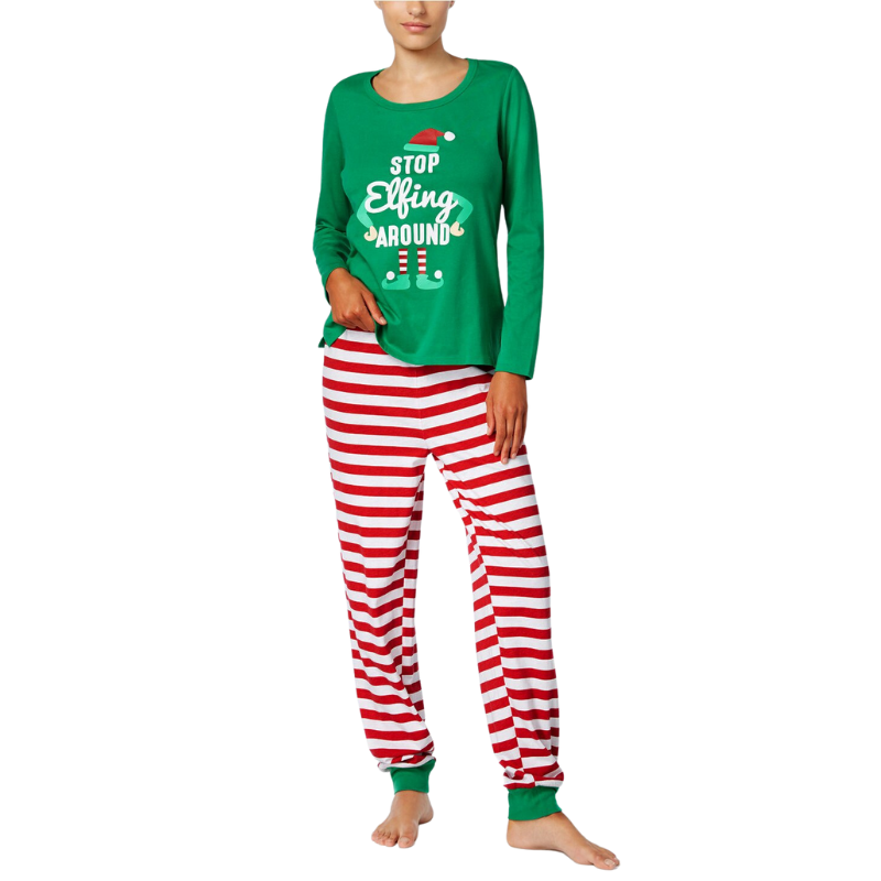 The Elf Christmas Family Matching Pajama Set