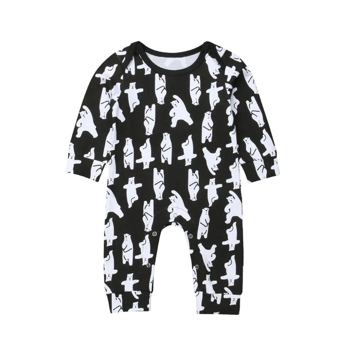 Bear Printed Matching Family Set