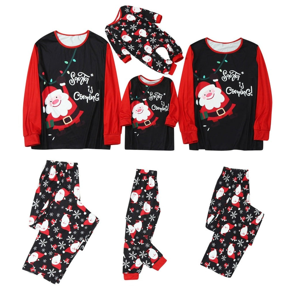 The Santa Is Coming Family Matching Pajama Set