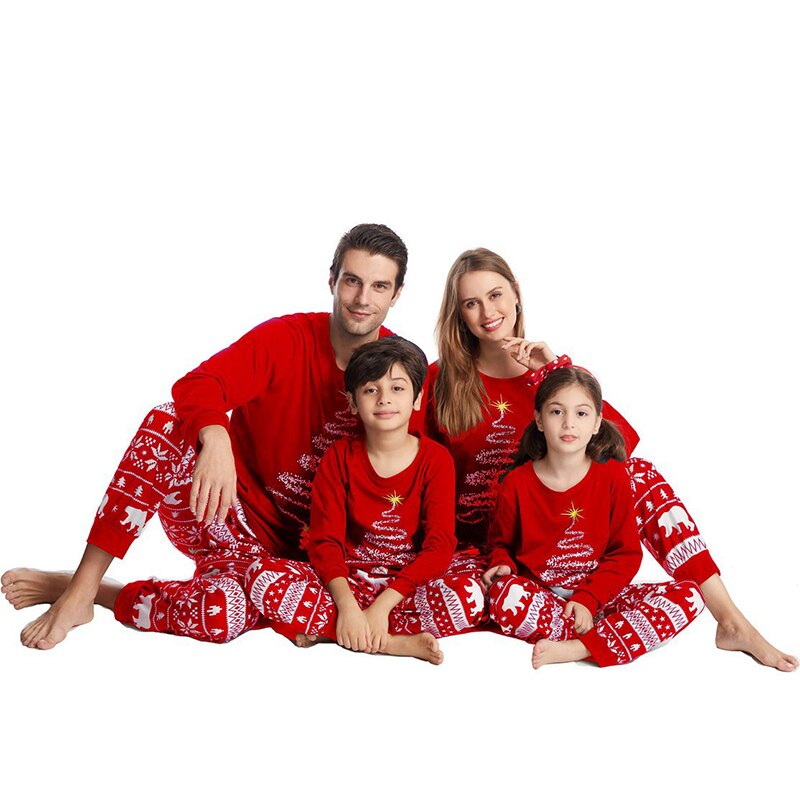 The Christmas Tree Lights Family Pajama Set