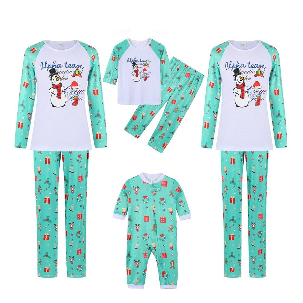The Christmas Alpha Team Family Matching Pajama Set