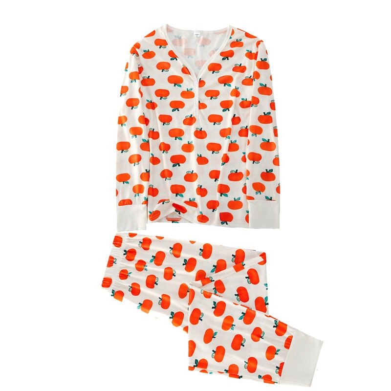 The Xmas Oranges Family Matching Pajama Set