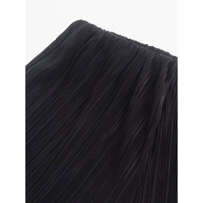 Stylish Casual High Waist Pleated Pants