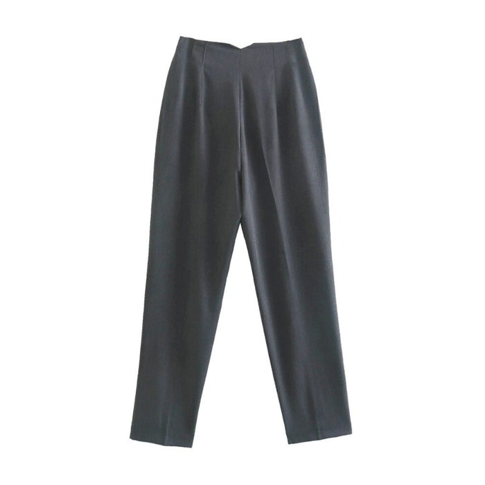 Stylish Casual Solid Colors Office Wear Pants