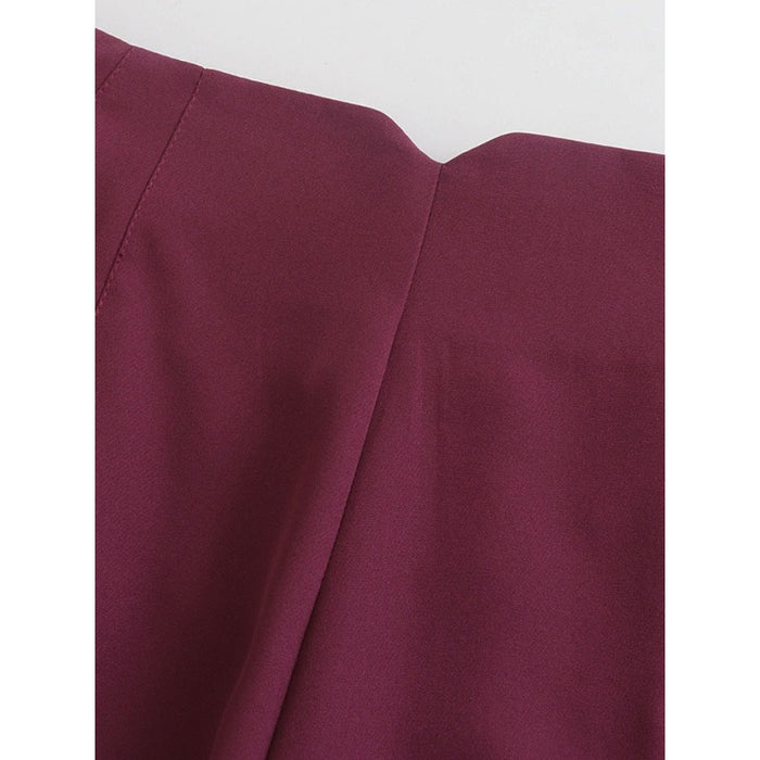 Stylish Casual Solid Colors Office Wear Pants