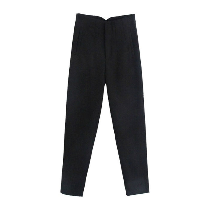 Stylish Casual Solid Colors Office Wear Pants