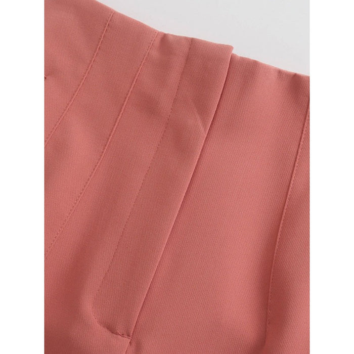 Stylish Casual Solid Colors Office Wear Pants