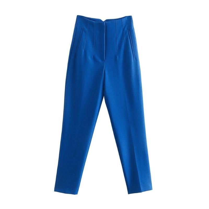 Stylish Casual Solid Colors Office Wear Pants