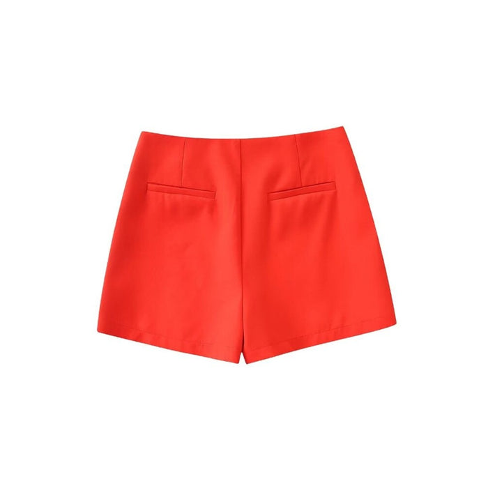 Women's Front Slit Shorts Skirt