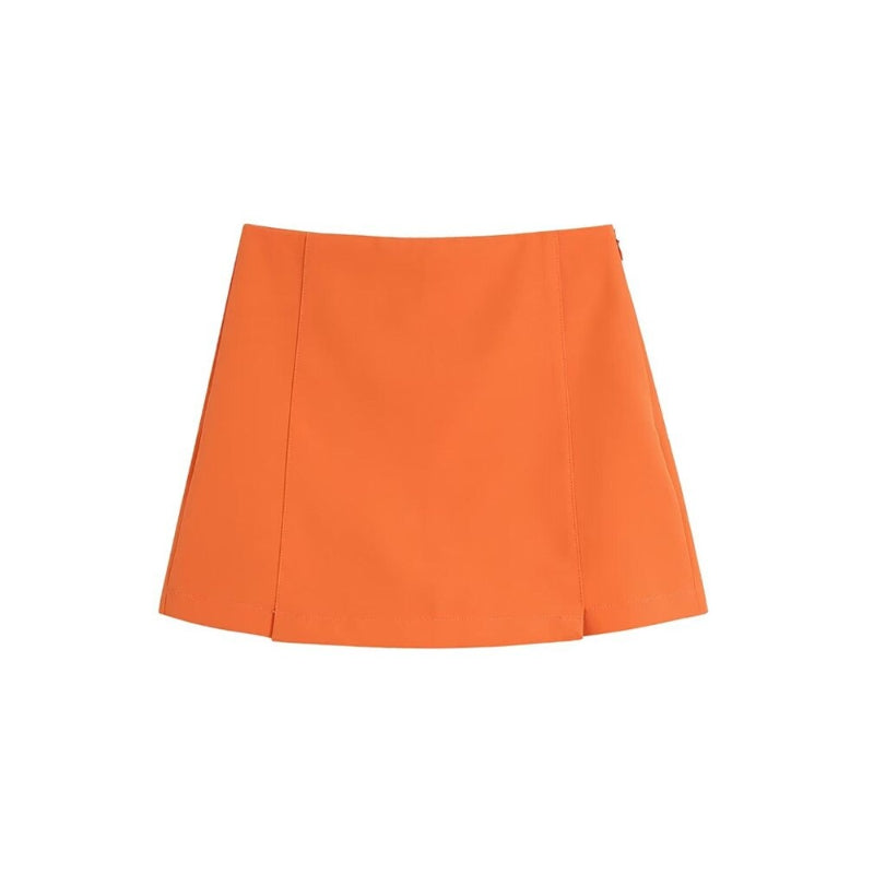 Women's Front Slit Shorts Skirt