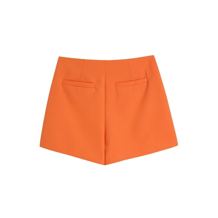 Women's Front Slit Shorts Skirt