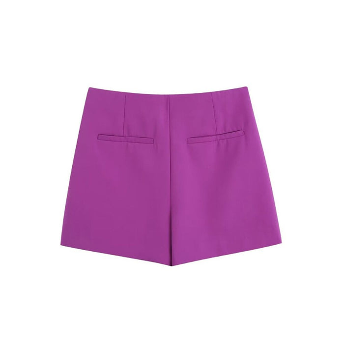 Women's Front Slit Shorts Skirt