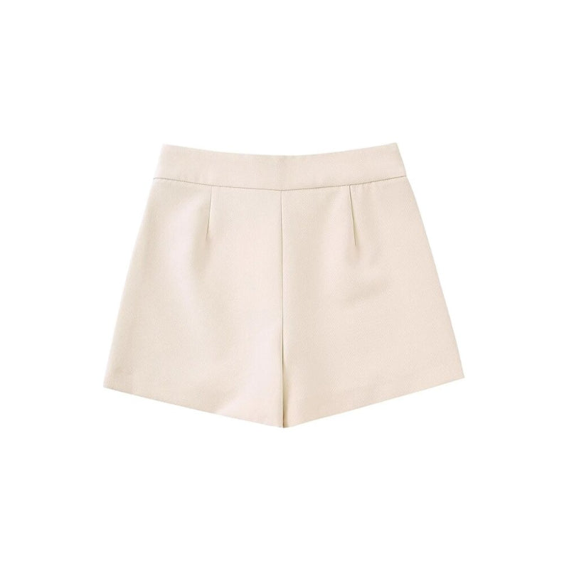 Women's Front False Welt Pockets Shorts Skirts