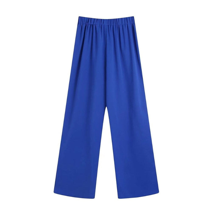 High Waist Adjustable Ties Wrap Wide Leg Pant