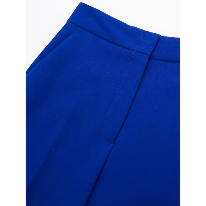 Blue Vintage High Waist Zipper Fly Pant