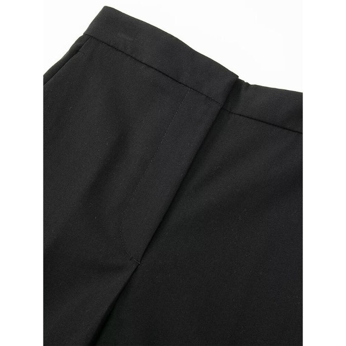 Solid Colors High Elastic Waist Wide Leg Pants