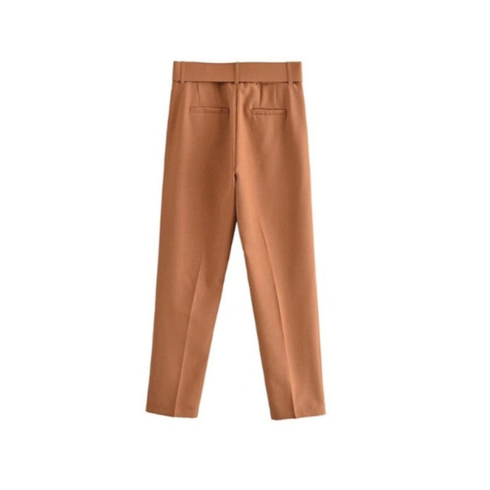 Stylish Office Wear Pants With Belt For Women