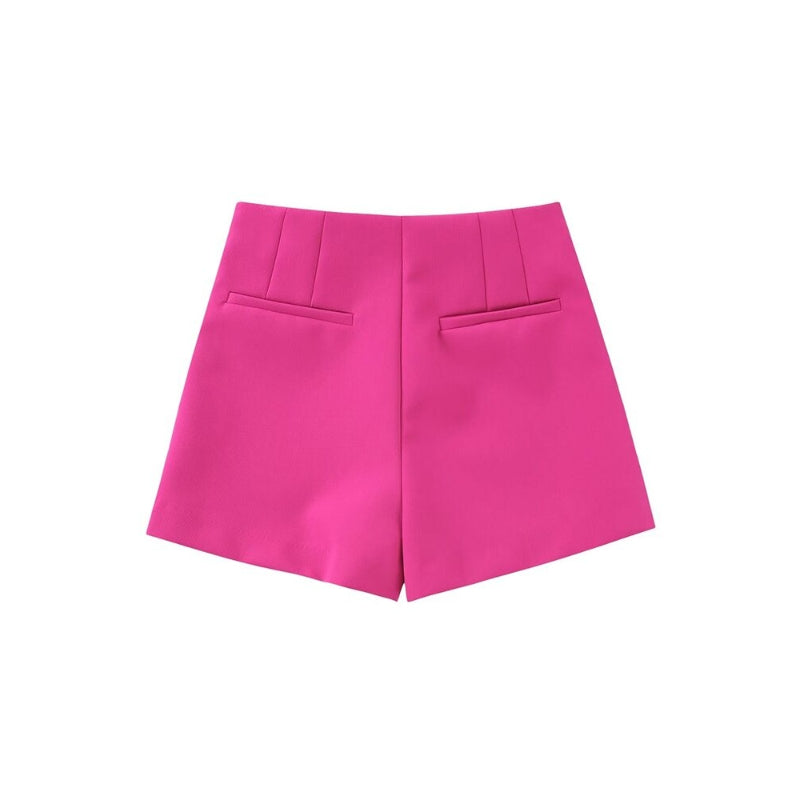 Vintage False Back Welt Pockets Shorts Skirts