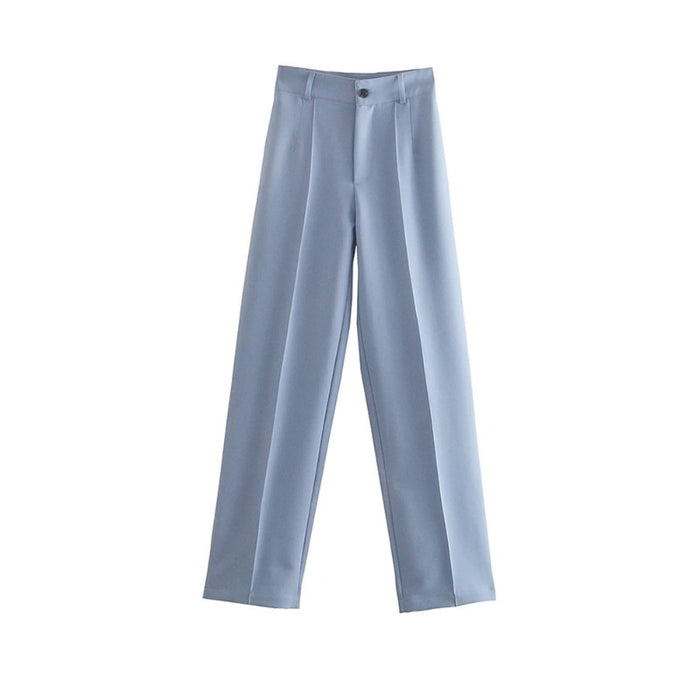 Casual High Waist Office Wear Pants For Women