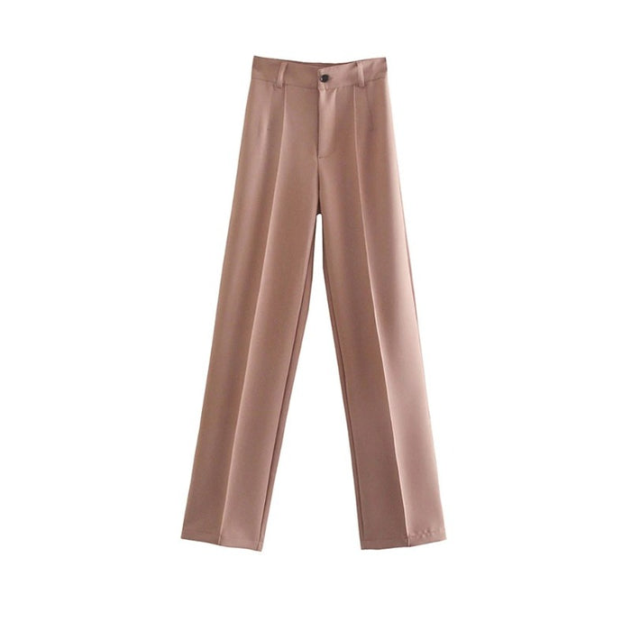 Casual High Waist Office Wear Pants For Women