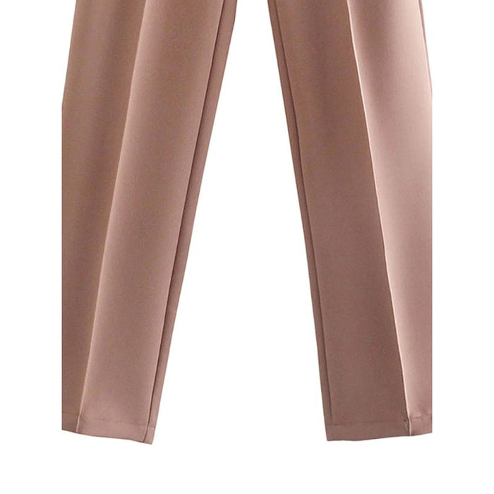 Casual High Waist Office Wear Pants For Women