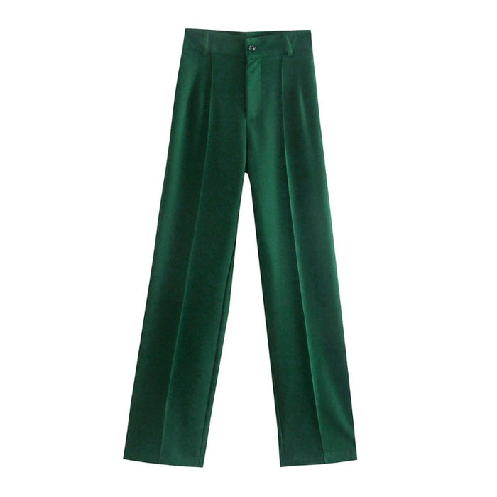 Casual High Waist Office Wear Pants For Women