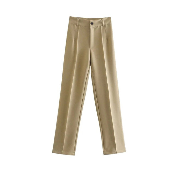 Casual High Waist Office Wear Pants For Women