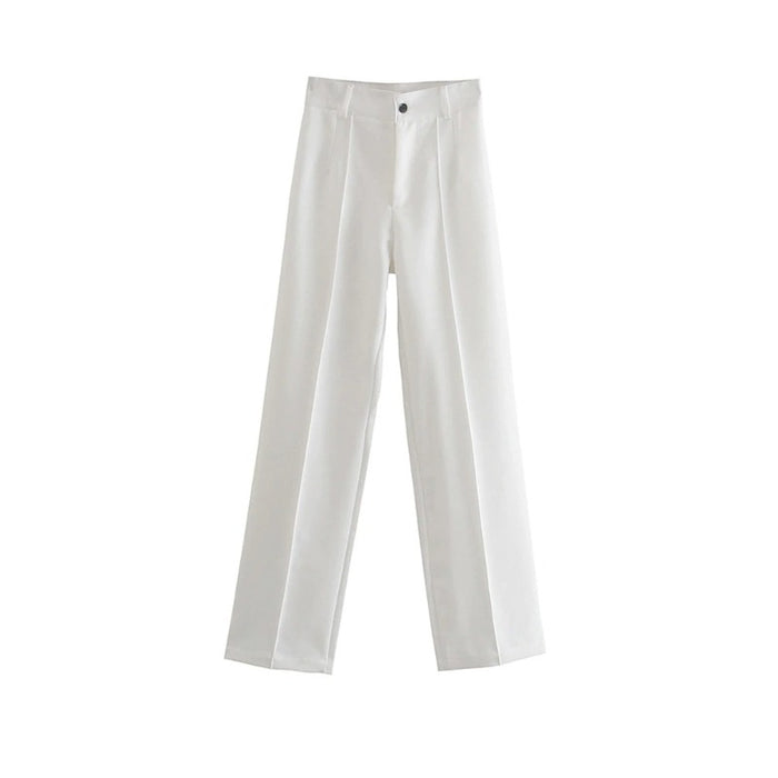 Casual High Waist Office Wear Pants For Women