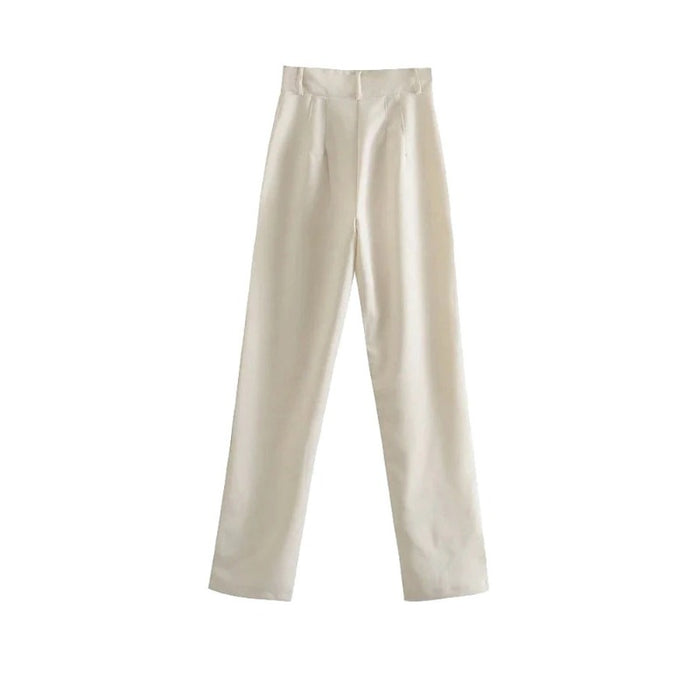 Casual High Waist Office Wear Pants For Women