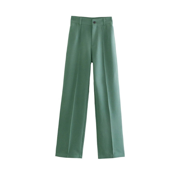 Casual High Waist Office Wear Pants For Women