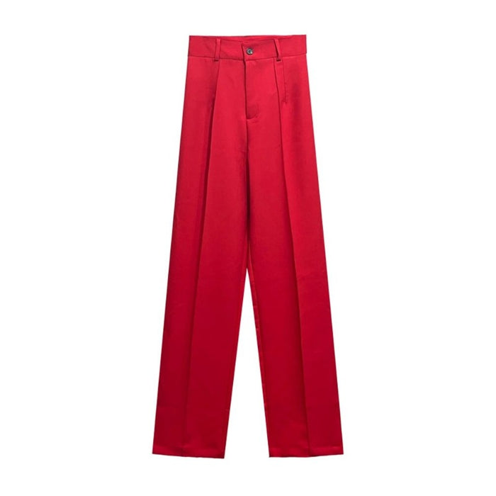 Casual High Waist Office Wear Pants For Women