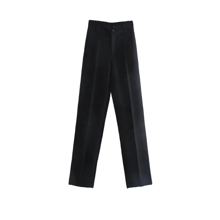 Casual High Waist Office Wear Pants For Women