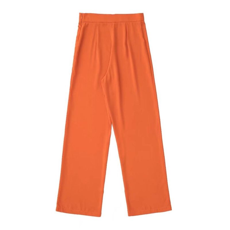 Vintage High Waist Flowing Flare Pant For Women