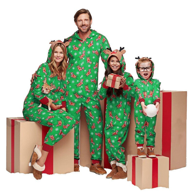 The Reindeer Jumper Family Pajama