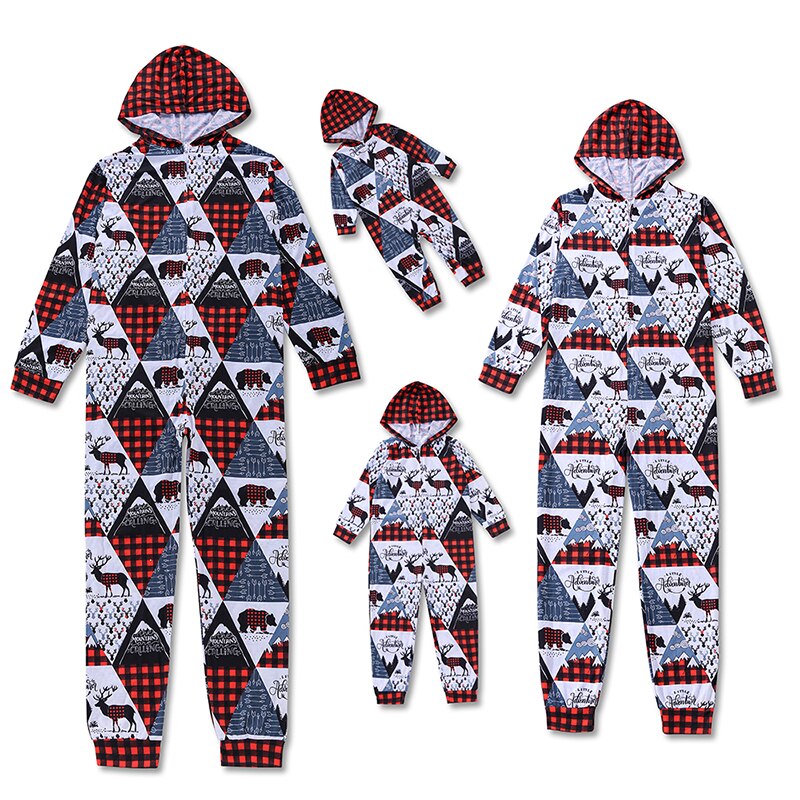 The Xmas Mountain Family Pajama Jumpsuit