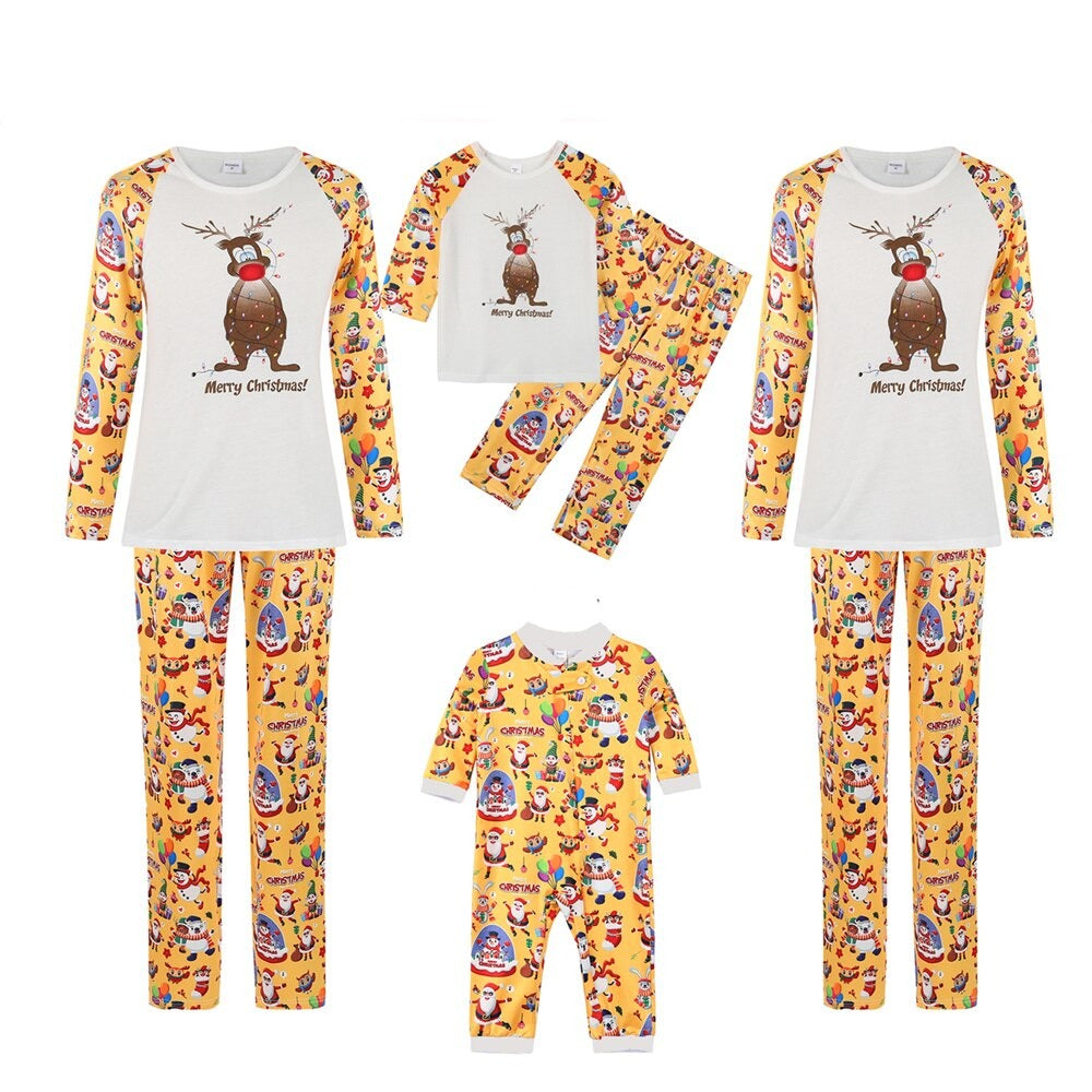 The Reindeer Family Matching Pajama Set