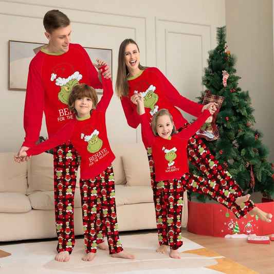 The Xmas Behaviour Family Matching Pajama Set