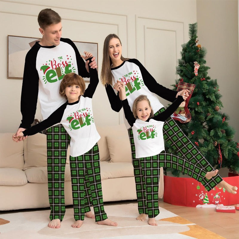 The Boss Elf Family Matching Pajama Set