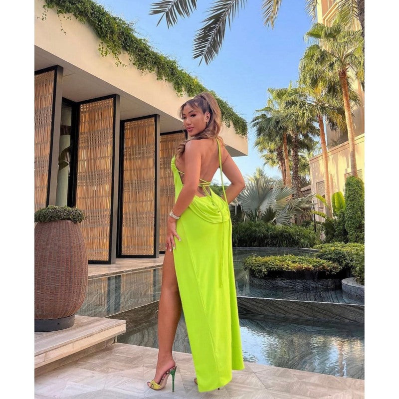Women's Party Backless Maxi Dress